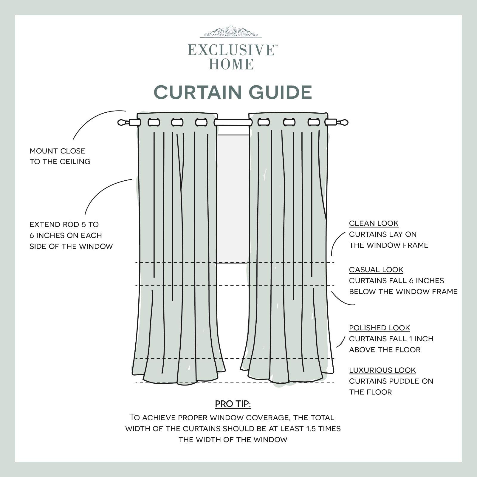 Exclusive Blackout Grommet Top Curtain Panel Pair - 52x96 Inches, White - Thermal Insulated Window Drapes for Bedroom & Living Room
