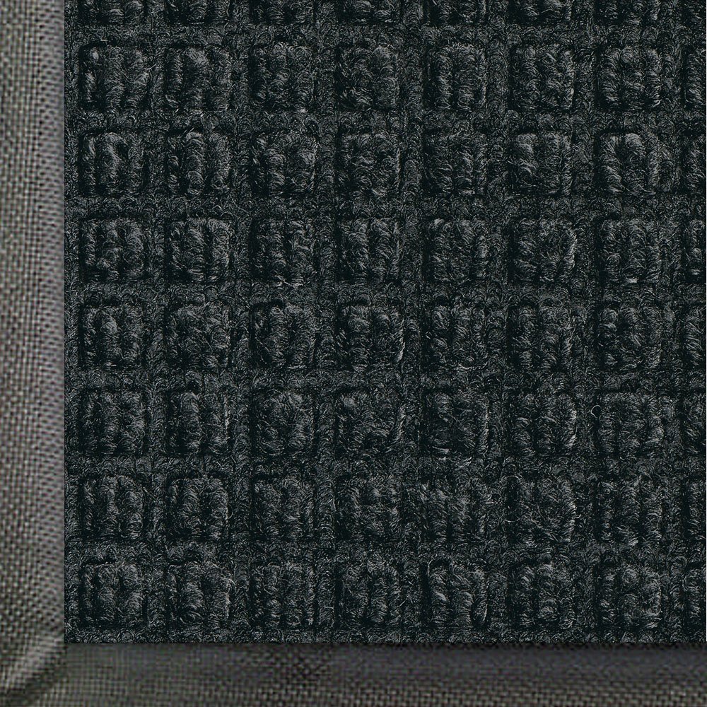 Andersen 200 WaterHog Classic Indoor/Outdoor Doormat - 5' x 3' Charcoal Polypropylene Fiber with SBR Rubber Backing - Heavy Duty Entryway Mat for Home, Garage, or Business - Water Absorbent & Durable Floor Mat for High Traffic Areas