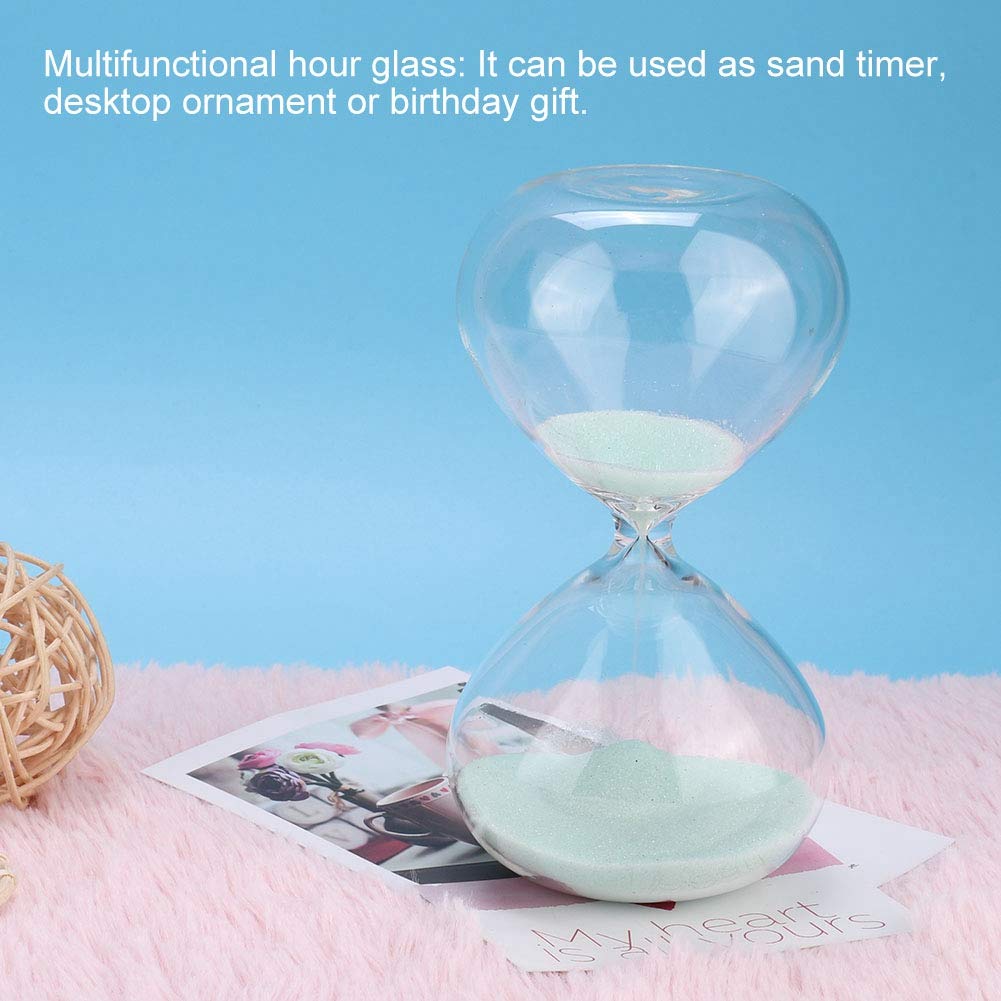 15 Minute Hourglass Sand Timer - Cylinder-Shaped Desktop Decoration for Office, Study & Meditation | Unique Birthday Gift Idea for Home & Office Decor