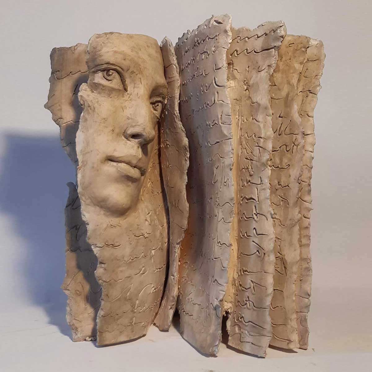 Handmade Terracotta Sculpture by Grizi Paola - Elegant Home Decor for Living Room, Office & Garden