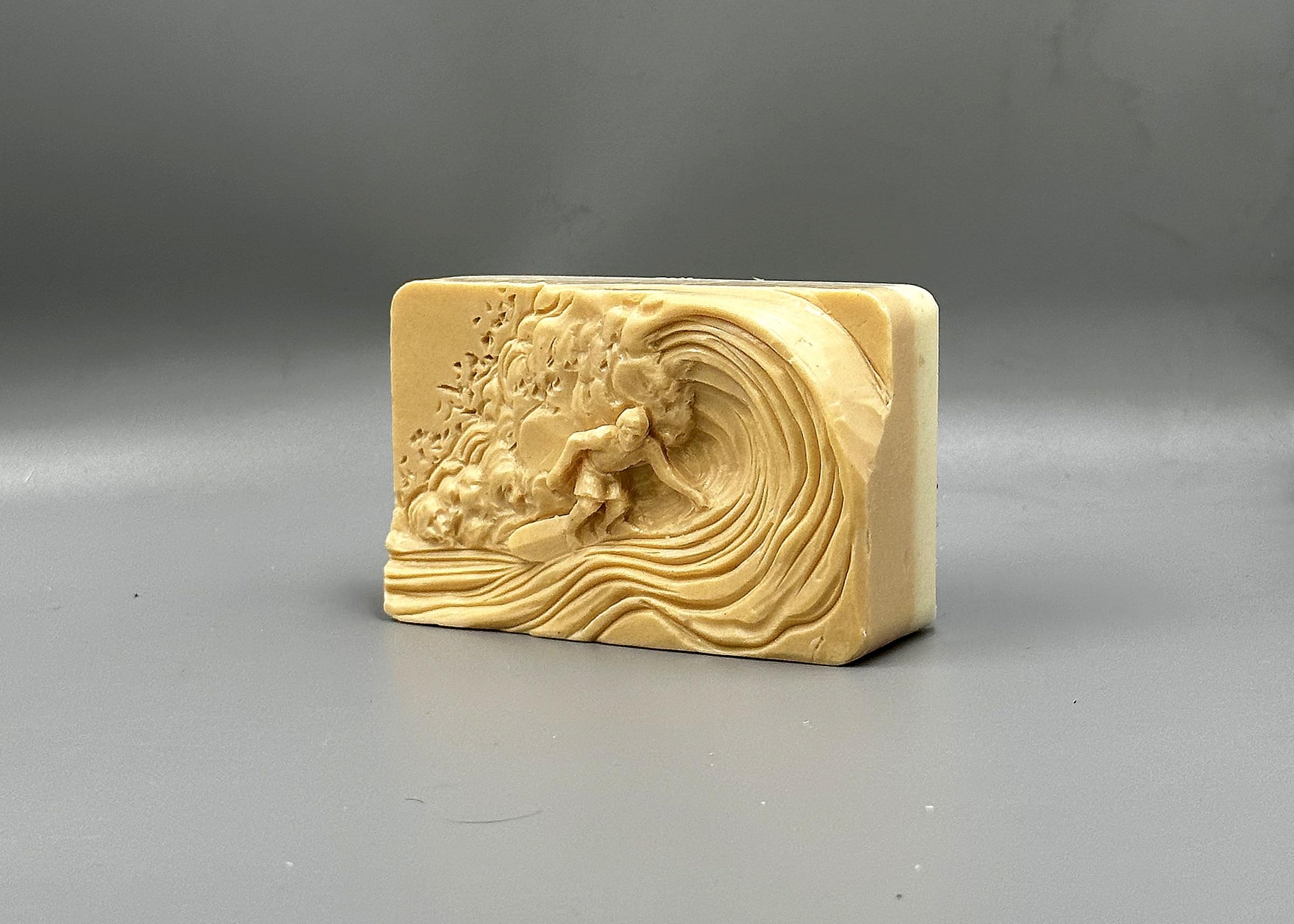 Surfer Silicone Mold for Soap, Plaster, Wax, Resin, Clay, Cake & Chocolate - DIY Crafting, Baking & Candle Making Supplies for Home Decor & Gifts