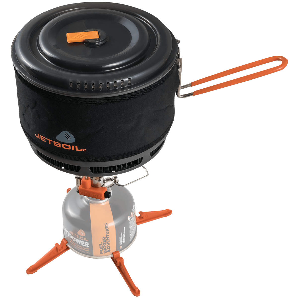 Jetboil 1.5L Ceramic FluxRing Camping Cook Pot - Lightweight Backpacking Stove System for Outdoor Cooking, Hiking & Camping Trips
