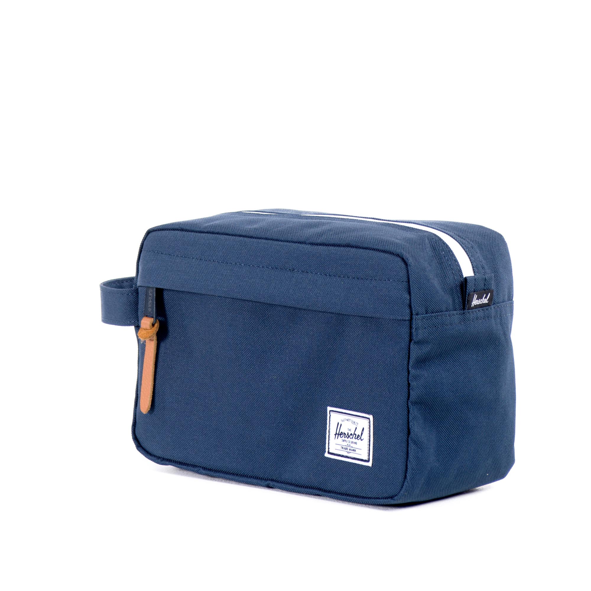 Herschel Chapter Travel Kit - Compact Toiletry Bag for Men & Women, Water-Resistant Navy Blue Organizer - Perfect for Gym, Travel, and Weekend Getaways