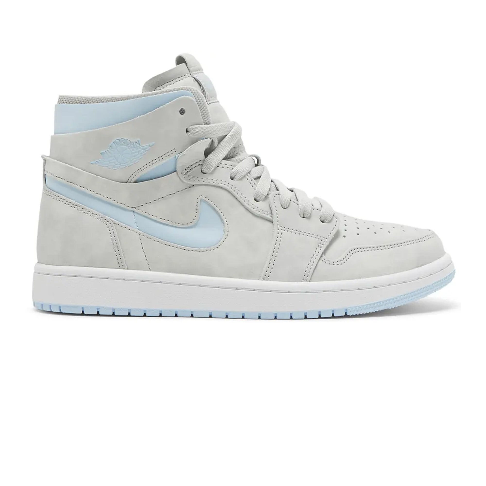 Air Jordan 1 High Zoom CMFT 'Grey Fog' Women's Basketball Shoes (2021) - Comfortable Sneakers for Running, Gym & Streetwear Fashion
