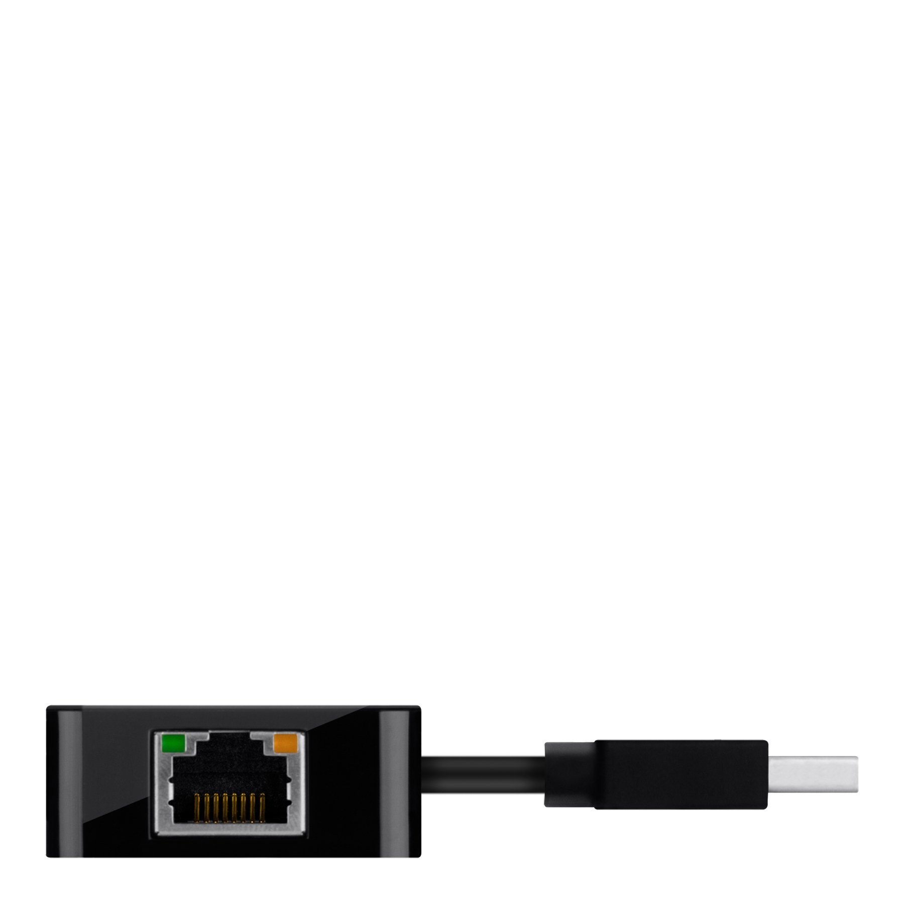 Belkin 3-Port USB 3.0 Hub with Gigabit Ethernet Adapter - High-Speed Data Transfer & Wired Network Connection - Compact USB Splitter for Laptop, Desktop, MacBook - Perfect for Home Office, Gaming & Remote Work (Black)