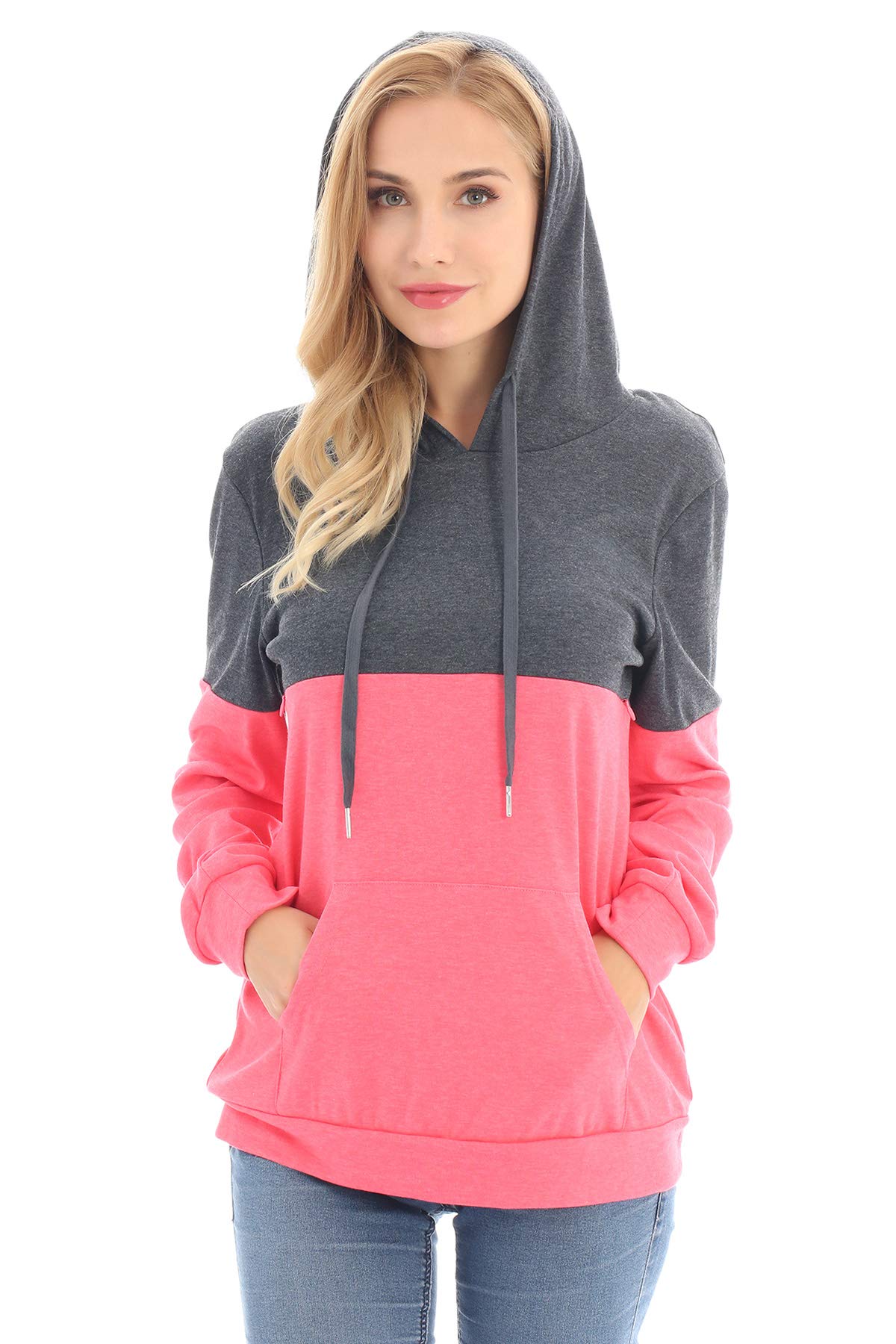 Bearsland Women's Maternity Nursing Hoodie Sweater - Breastfeeding Clothes with Pockets for Comfort & Style | Perfect for Nursing Moms at Home or Outdoors