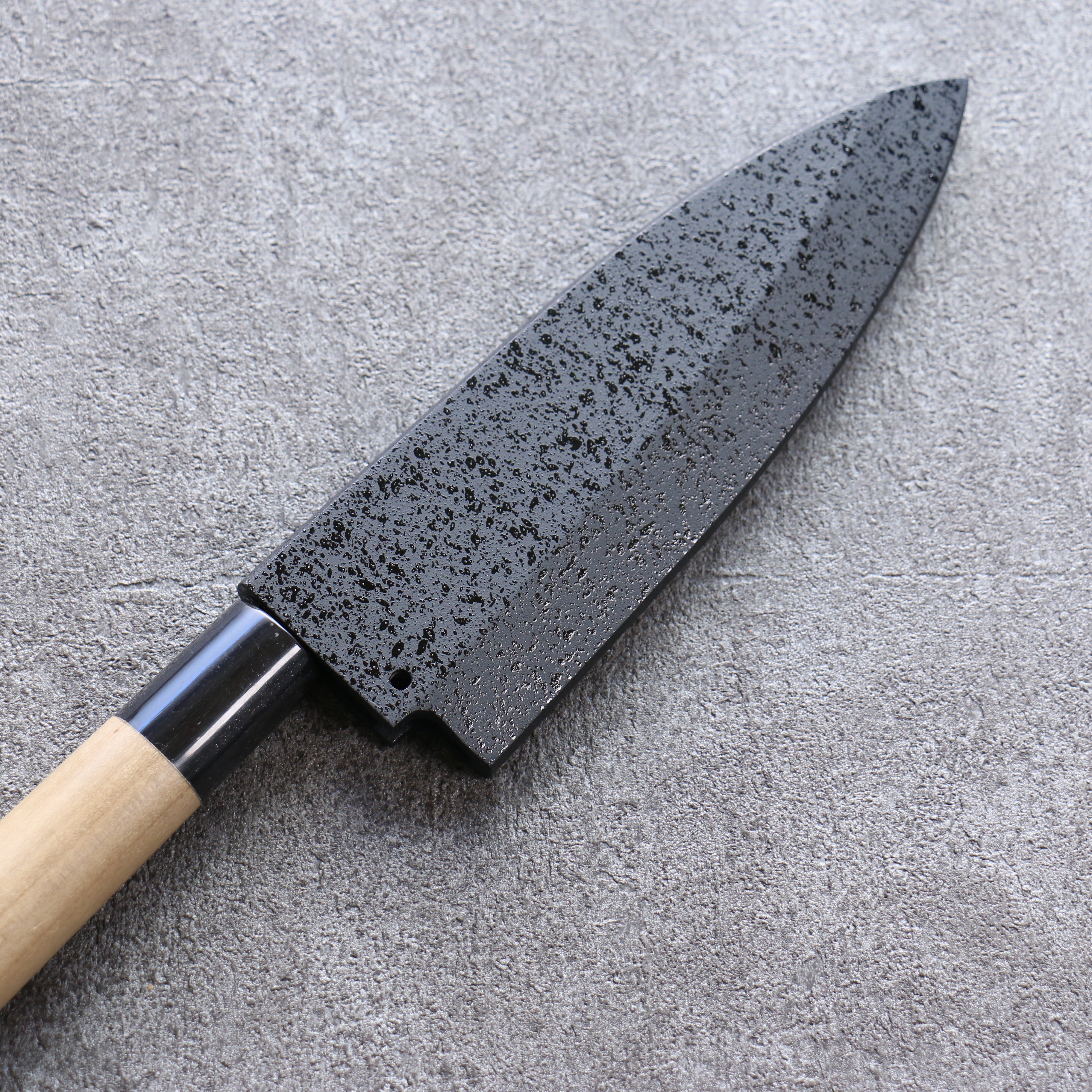 Premium Kuroshime Magnolia Sheath for 150mm Deba Knife - Handcrafted Plywood Pin by Kaneko | Perfect for Japanese Kitchen, Sushi Preparation & Professional Chefs