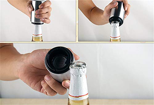 WOIWO Automatic Magnetic Beer Bottle Opener - Stainless Steel Bar Tool for Wine & Beer - Perfect for Home, Parties, Camping & Outdoor Use