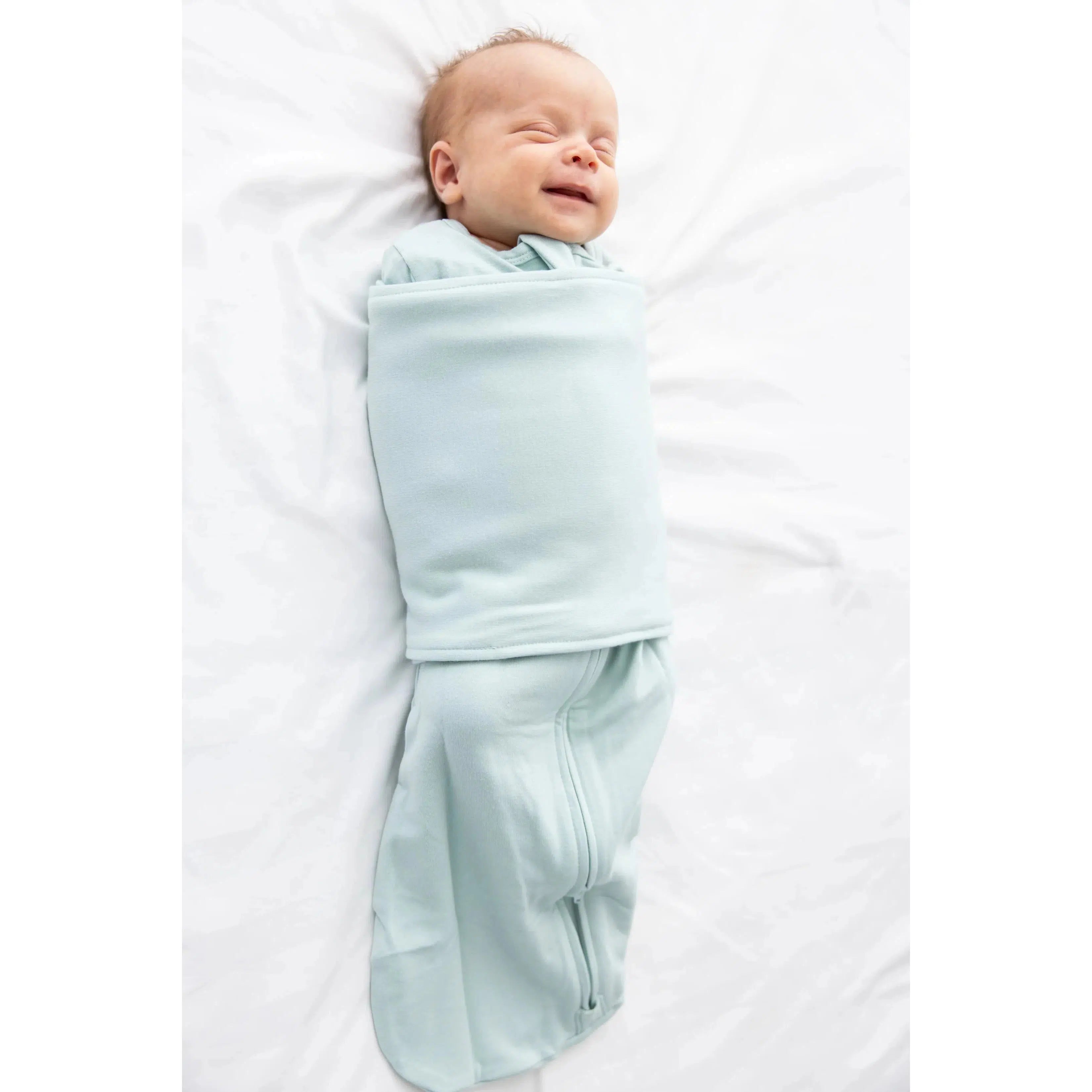 The Butterfly Swaddle for Preemie Babies - Soft & Comfortable Sage Green Swaddle Blanket - Perfect for Newborns, Infants & NICU Use