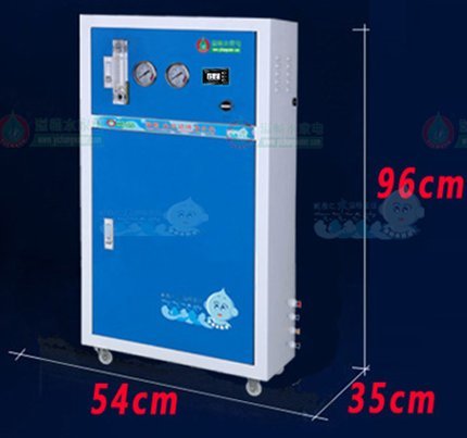 90L/H Industrial Deionized Water Purification System with Conductivity Display - Ultra Pure Water Equipment for Laboratory, Medical, and Pharmaceutical Use