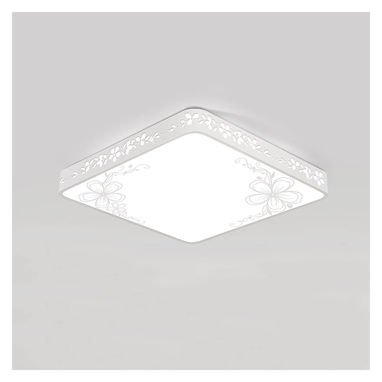 Modern Round Ceiling Light Fixture - Natural White LED Indoor Lighting for Bedroom, Bathroom, Kitchen, Corridor & Stairwell - Dimmable Restaurant & Home Ceiling Lamp | Perfect for Ambient Lighting in Living Rooms, Dining Areas and Commercial Spaces