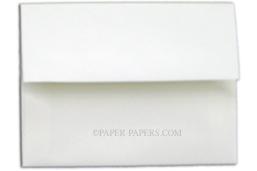 Premium A6 Cotton Envelopes - 100% Fluorescent White Wove Paper - 250 Pack for Wedding Invitations, Greeting Cards & Business Correspondence