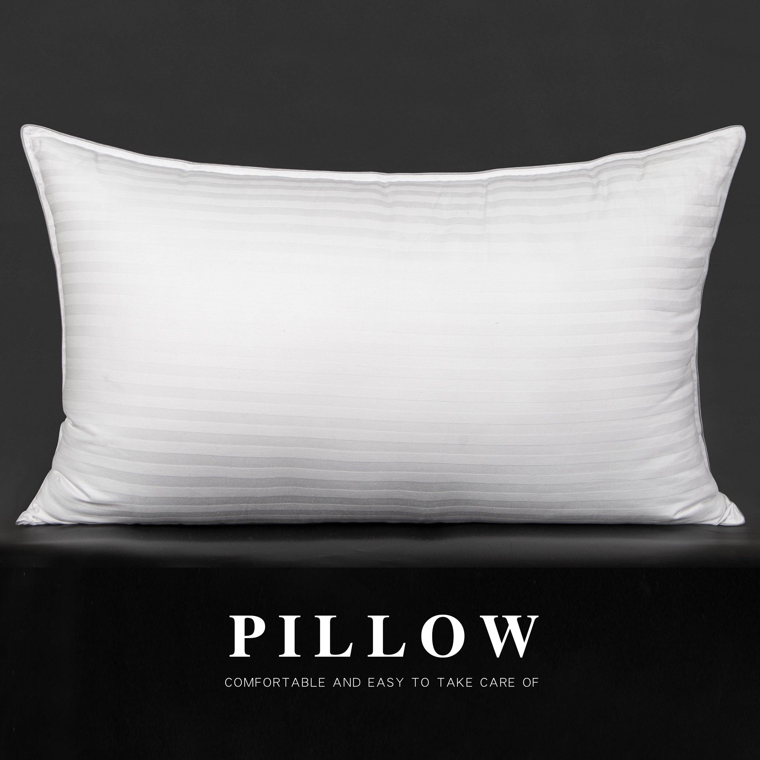 2 Pack Hotel Quality Bed Pillows - Soft & Supportive for All Sleepers | Breathable & Hypoallergenic | Perfect for Back, Side & Stomach Sleepers | NTBAY®
