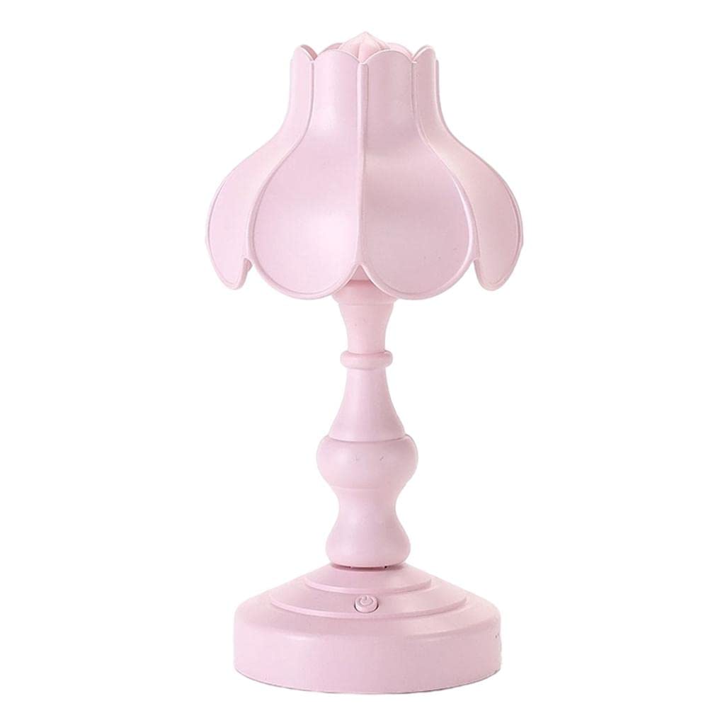 MagiDeal USB Table Lamp - Adjustable Bedside & Desk Reading Light with Touch Control, Pink - Perfect for Bedroom, Office, Dorm & Nightstand Use