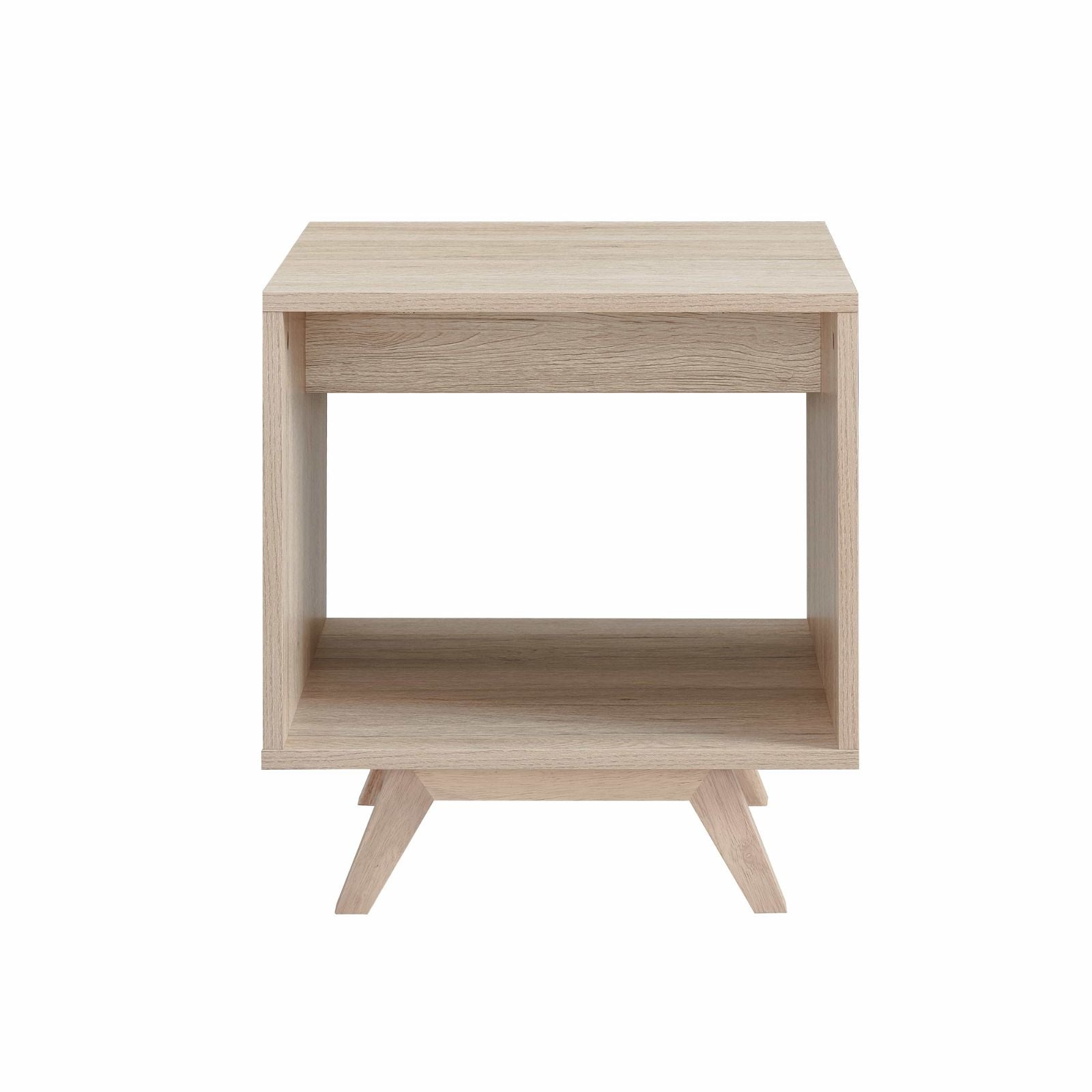 Tauris™ Metro End Table Light Oak - Modern Side Table for Living Room, Bedroom & Office - Compact & Stylish Furniture for Small Spaces