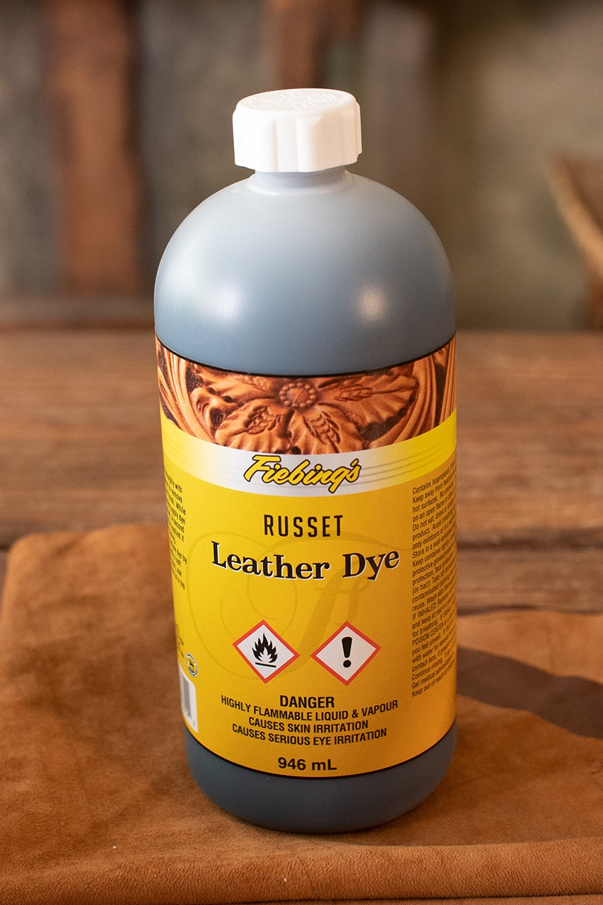 Fiebing's Leather Dye 16 oz (946 ml) - Rich Red & Brown Colors for Leather Crafting, Shoes, Bags & Furniture Restoration | Professional Leather Care & DIY Projects