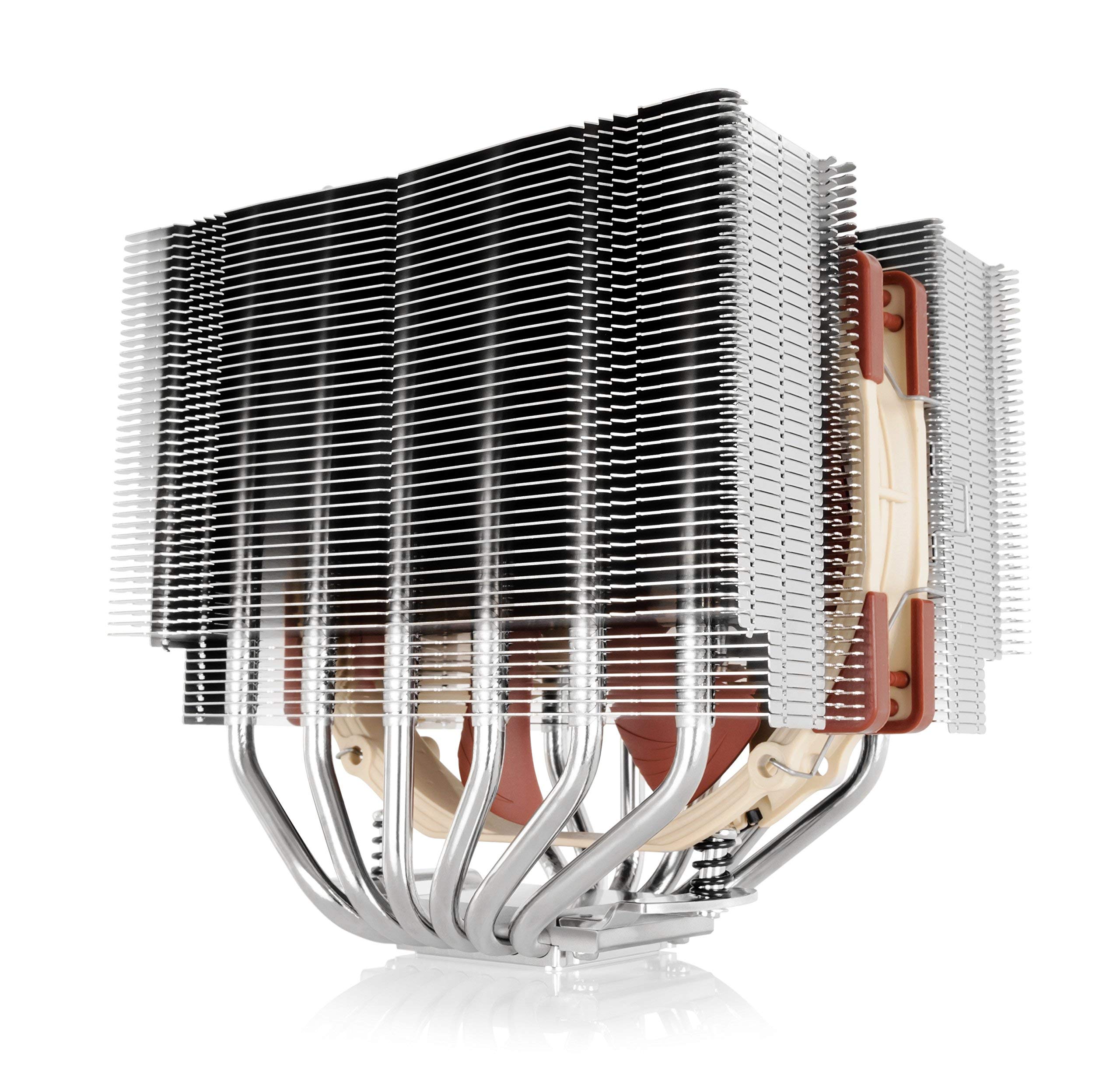 Noctua NH-D15 Premium CPU Cooler with NA-HC4 Chromax.Black Heatsink Covers - High Performance Air Cooling for Gaming PC, Workstation, and Overclocking
