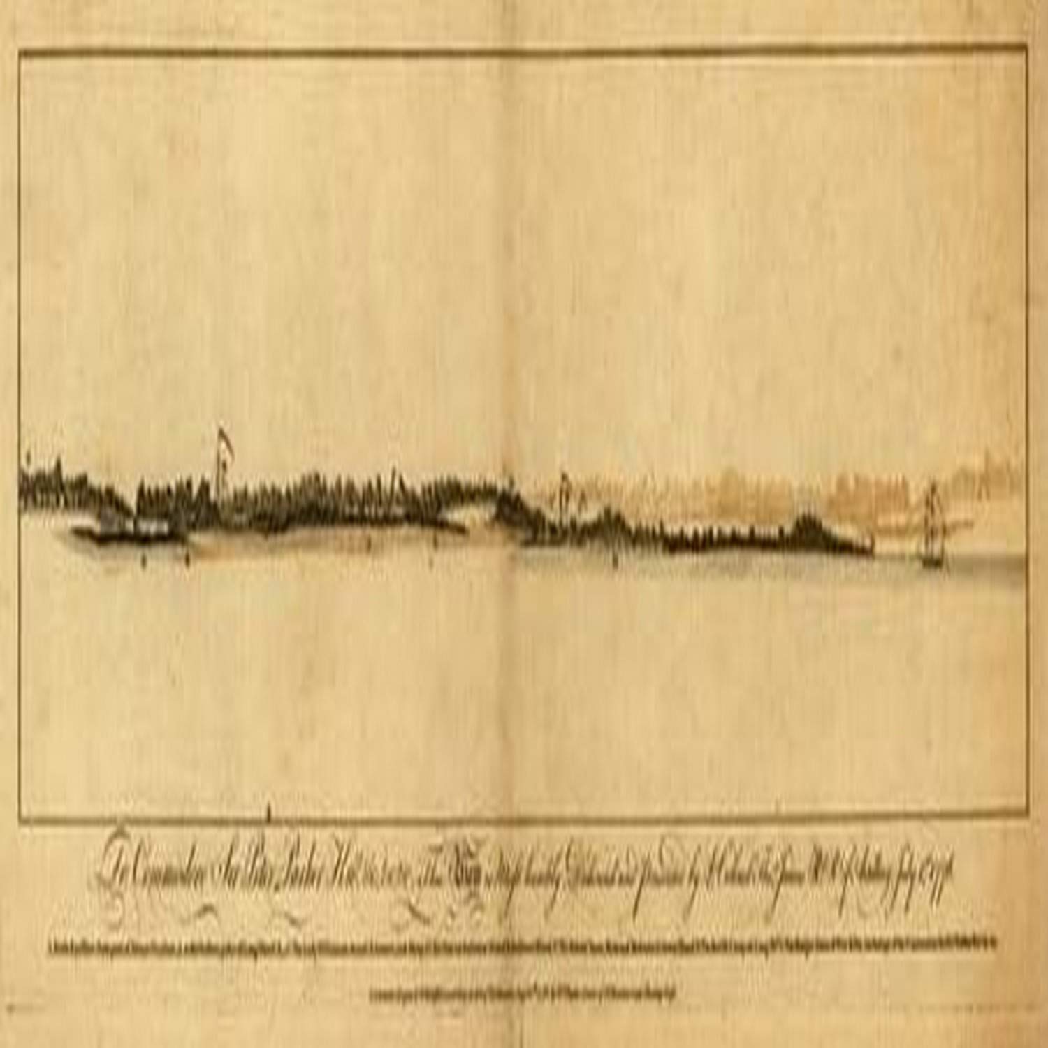 1776 Charleston Harbor Map - Revolutionary War Battle of Sullivan's Island - Historical Wall Art for Home & Office Decor