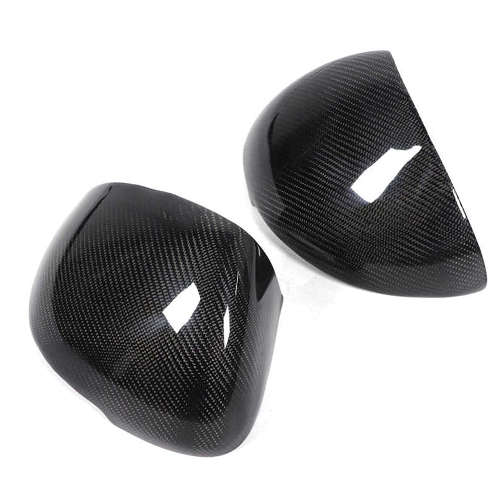 Carbon Fiber Side Mirror Covers for Porsche Macan - Durable Rearview Mirror Guards & Decorative Caps | Enhances Vehicle Style & Protection for Daily Driving & Car Shows