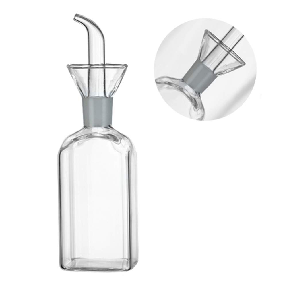 Premium Glass Olive Oil Dispenser Bottle - 125ml/4.27oz Kitchen Oil & Vinegar Measuring Bottle with Precision Spout - Perfect for Cooking, Baking, Salad Dressing & BBQ Grilling