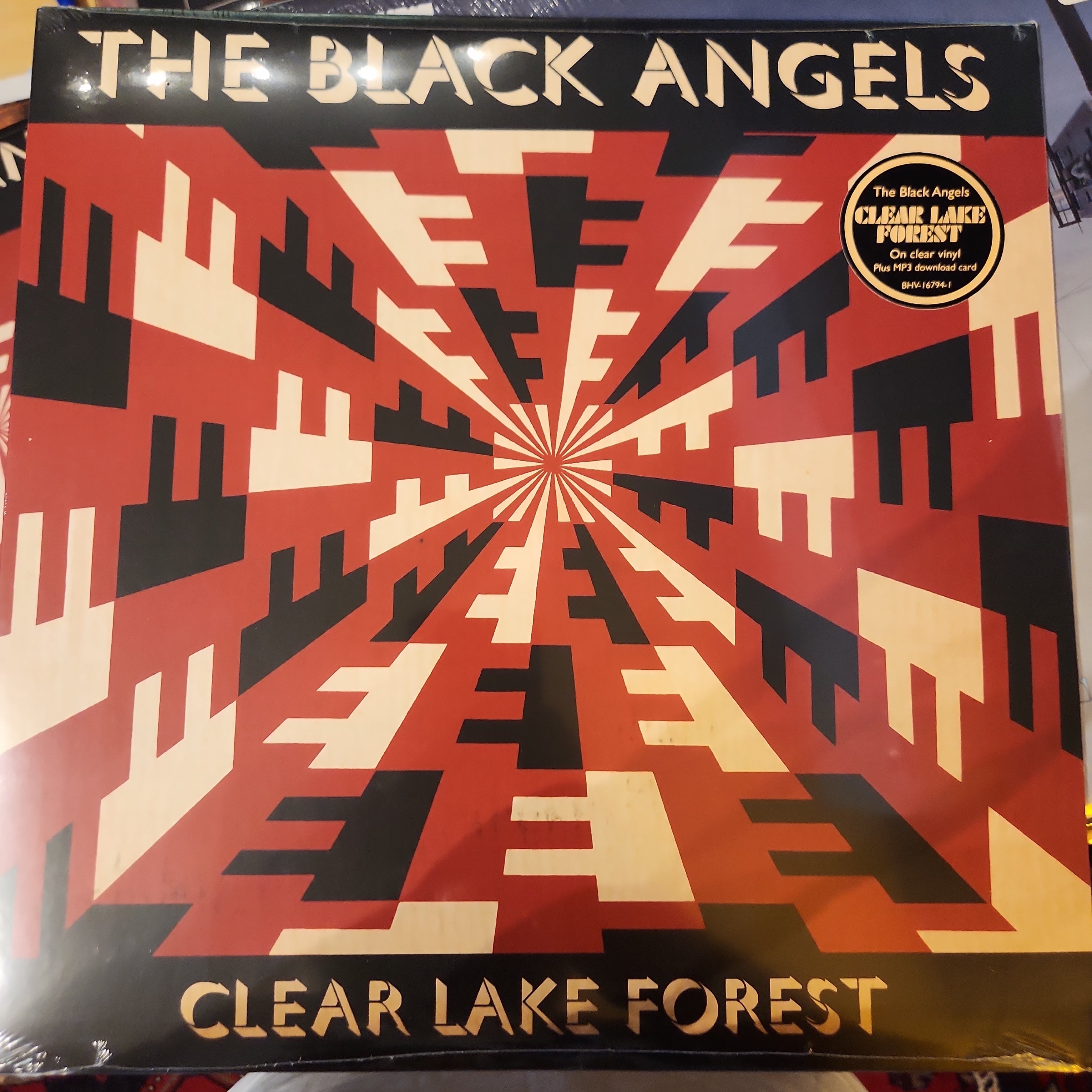 Black Angels Clear Lake Forest Vinyl LP Record - Limited Edition Psychedelic Rock Music for Home Listening & Collectors