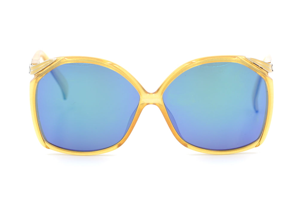 Christian Dior 2104 Blue Mirror Sunglasses - Luxury Designer Shades for Women & Men | UV Protection, Fashionable & Stylish | Perfect for Beach, Driving & Outdoor Activities