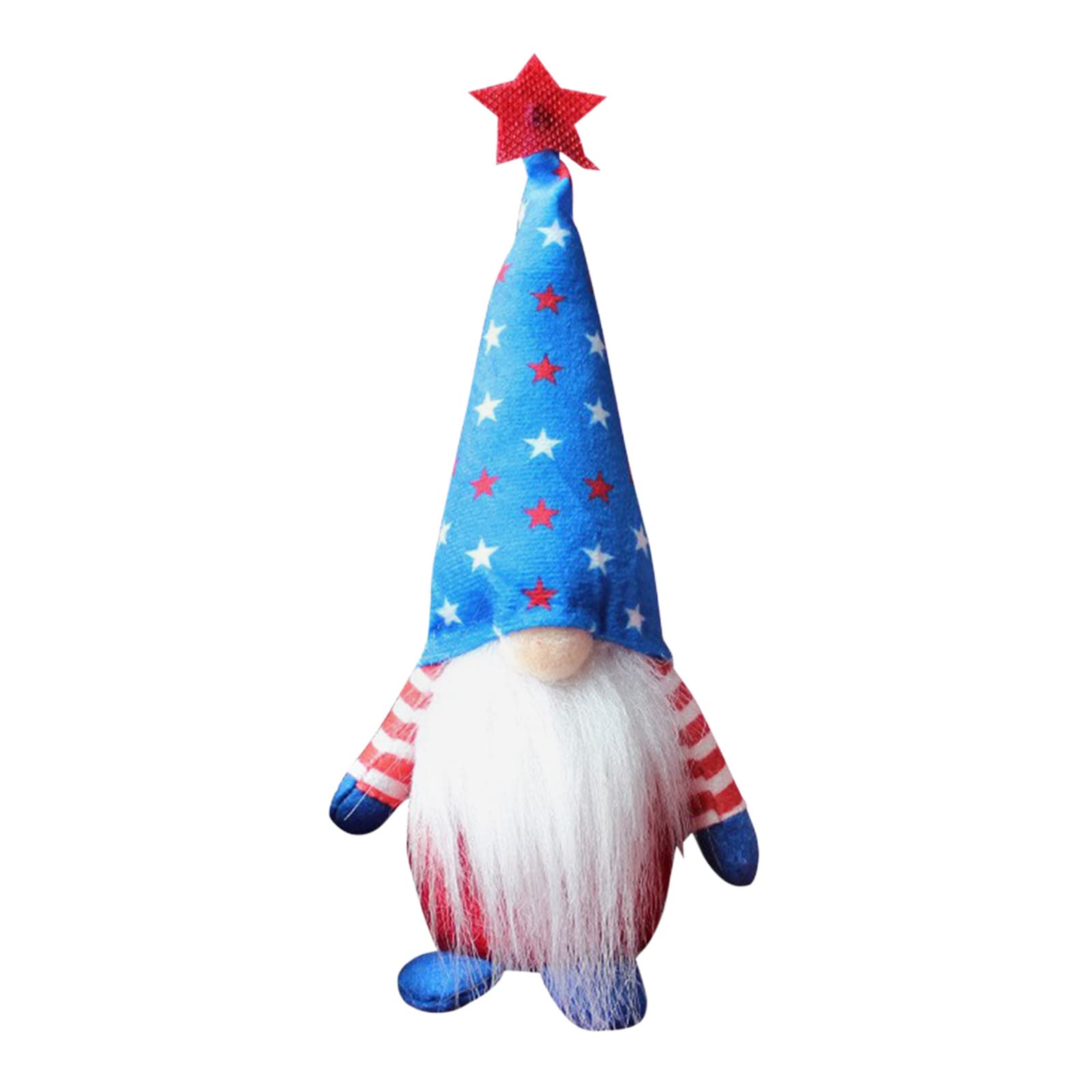 Patriotic Gnome Doll - Independence Day & Christmas Decor for Home & Tree