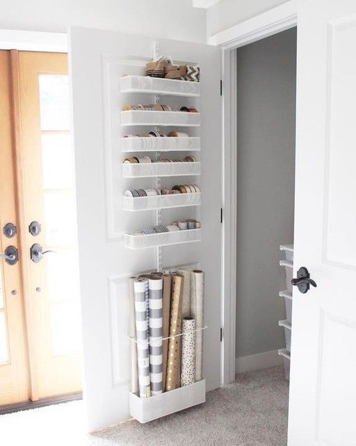 Gift Wrap Organizer Rack - Sturdy Metal Storage Stand for Wrapping Paper Rolls, Ribbons & Supplies - Perfect for Holiday Gift Wrapping & Craft Room Organization