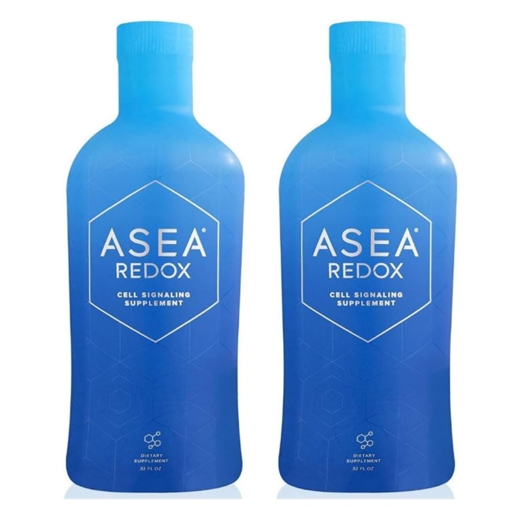 Redox Cell Signaling Supplement for Cellular Energy & Heart Health - Hormonal Balance & Energy Booster for Men & Women - Anti-Aging Vitality Support (Two 32 Fl Oz Bottles) - Perfect for Daily Wellness Routine, Active Lifestyle & Age-Defying Care