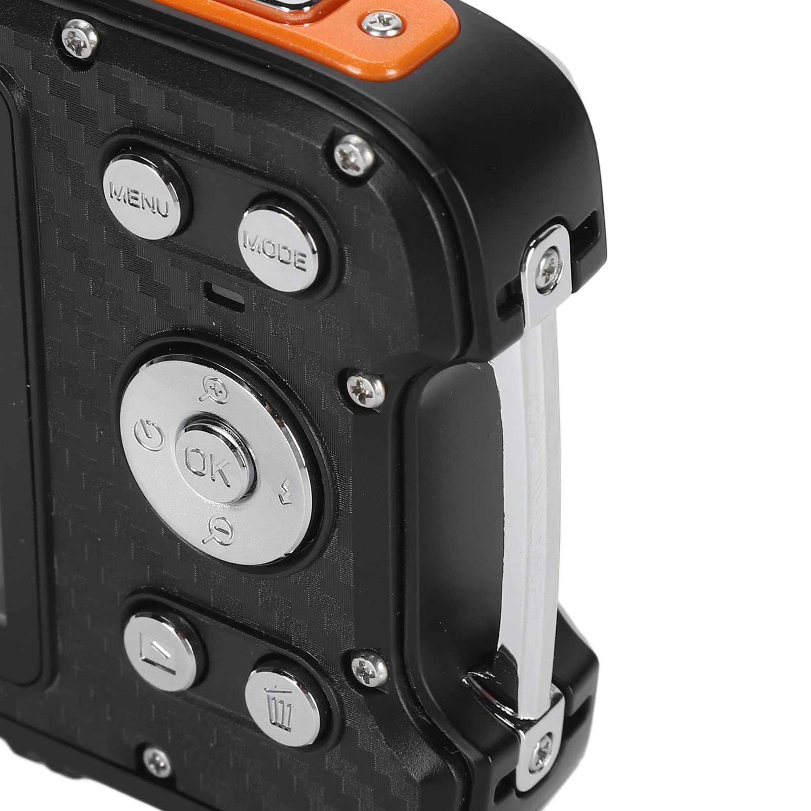 16.4ft Underwater Digital Camera with Face Detection - 21MP Waterproof Action Camera for Diving, Snorkeling & Swimming - 1080P HD Video & Panoramic Shooting (Orange)