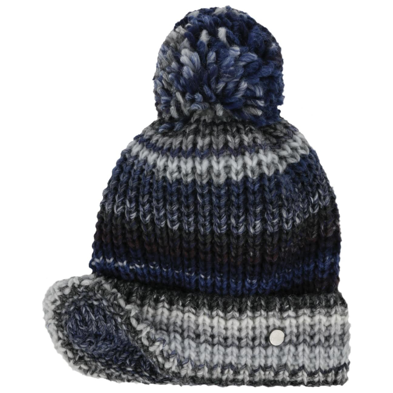 Lierys Finja Bobble Hat - Warm Winter Knit Beanie for Women & Men - Cozy Cable Knit Pom Pom Hat for Cold Weather - Perfect for Skiing, Snowboarding & Outdoor Activities