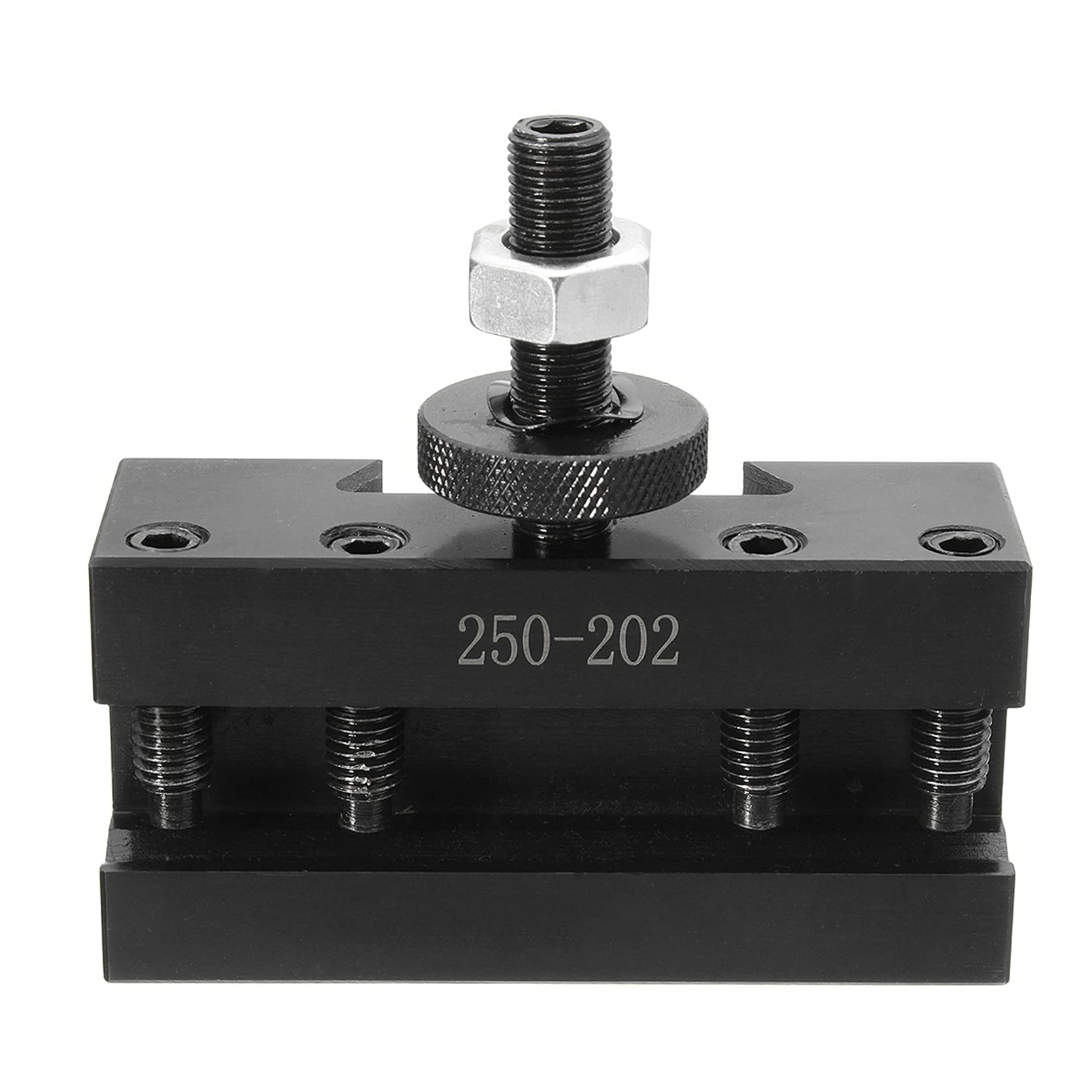 BXA 250-202 Boring & Turning Tool Holder - Wedge Type Piston Quick Change CNC Lathe Tool Post | Compatible with Mini Lathe & Metal Lathe | Perfect for Precision Machining, Metalworking & DIY Projects