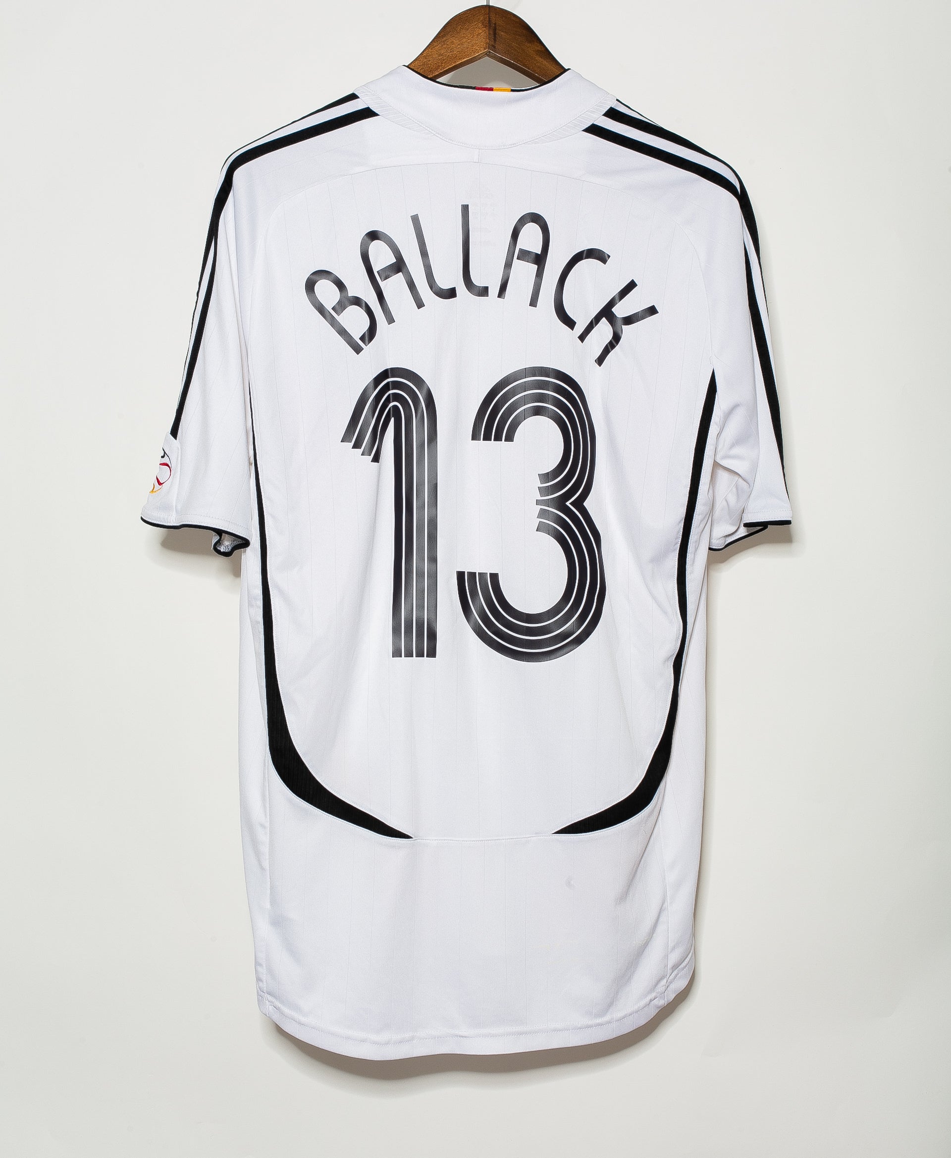 2006 Germany Home #13 Michael Ballack Soccer Jersey (Large) - Vintage Football Shirt for Fans, Collectors & Match Days
