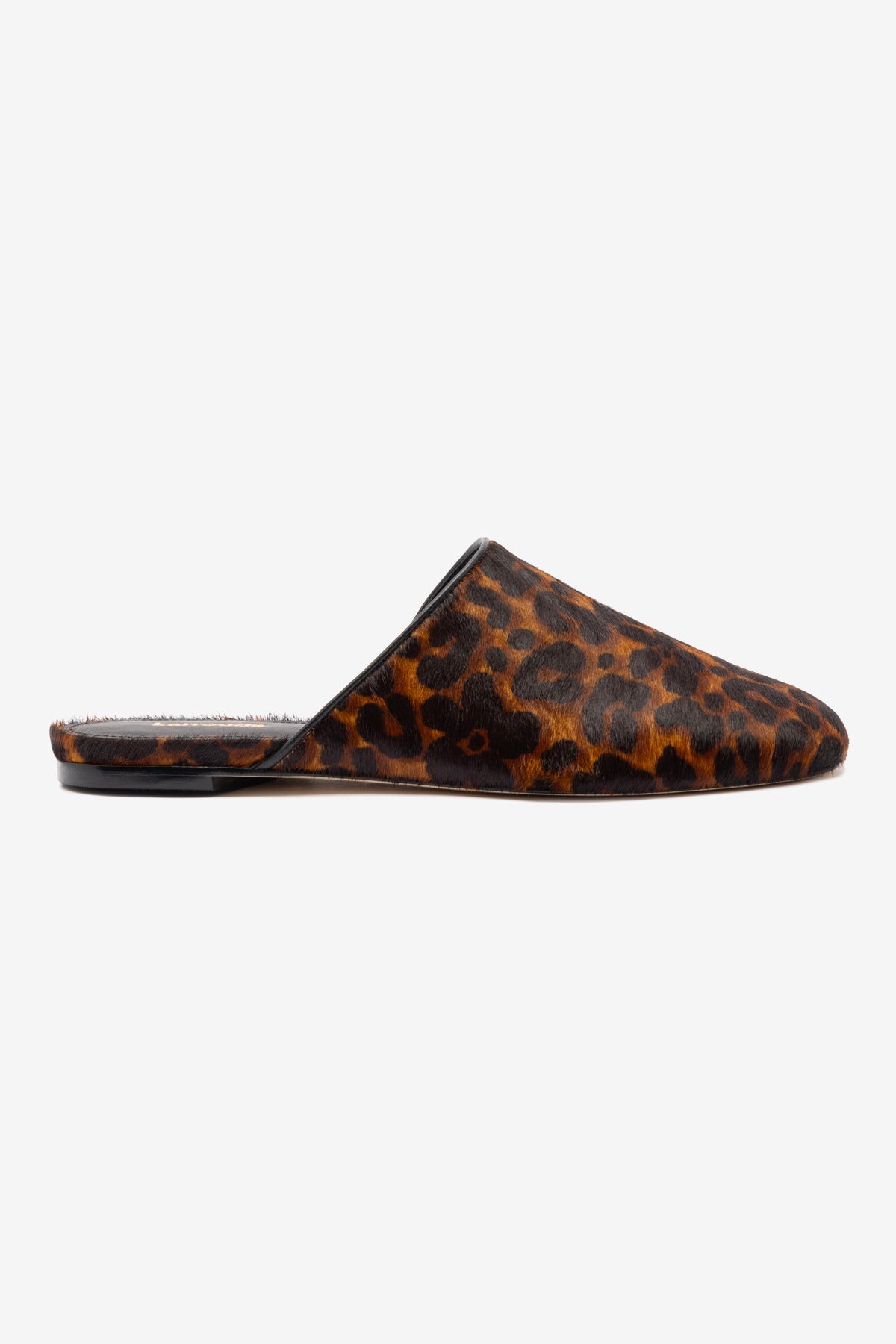 Venice Flat Mule Shoes - Leopard Print Calf Hair Slip-On Loafers for Women | Comfortable Casual & Office Wear | Perfect for Spring, Summer and Fall Outfits