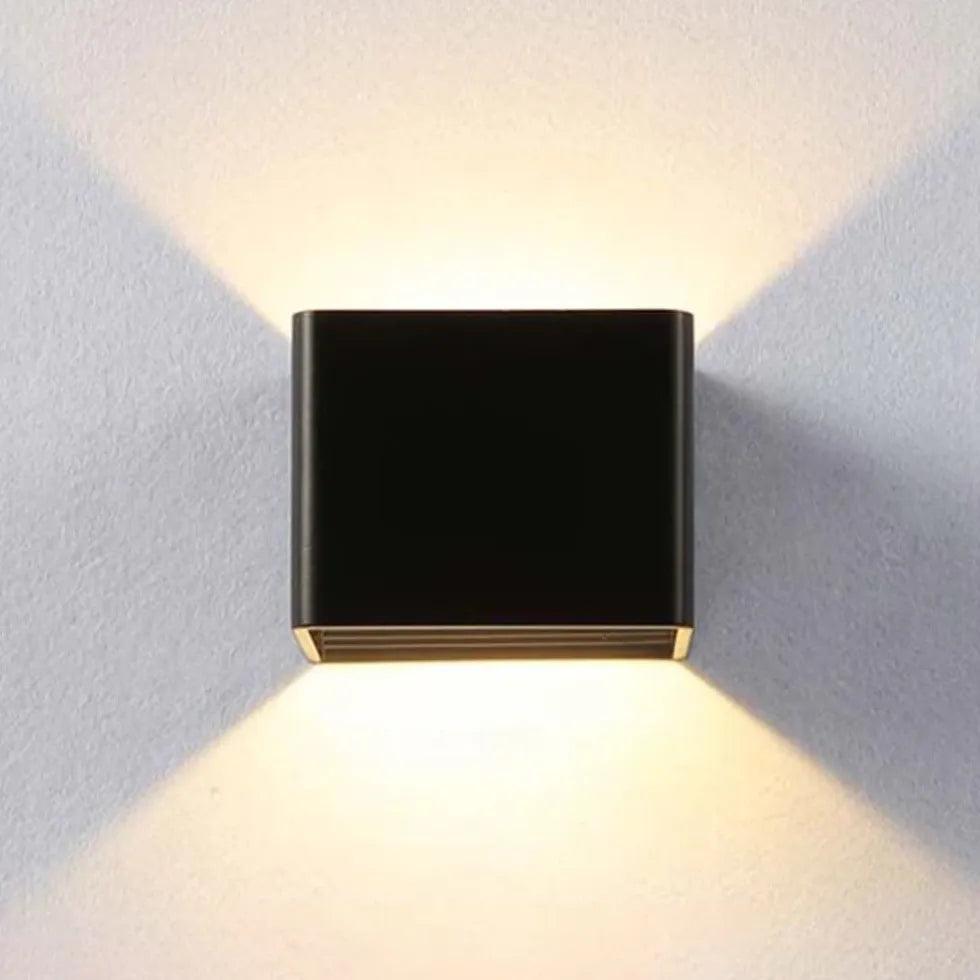 Modern Yellow LED Wall Light - Up and Down Lighting for Living Room, Bedroom, and Hallway Decor