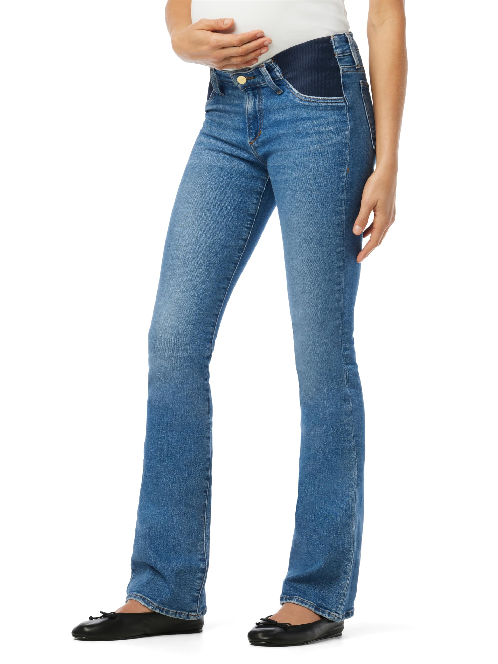 Joe's Women's The Icon Bootcut Maternity Jeans - Comfortable Stretch Denim Pants for Pregnant Women | Perfect for Work, Casual Wear & Everyday Comfort