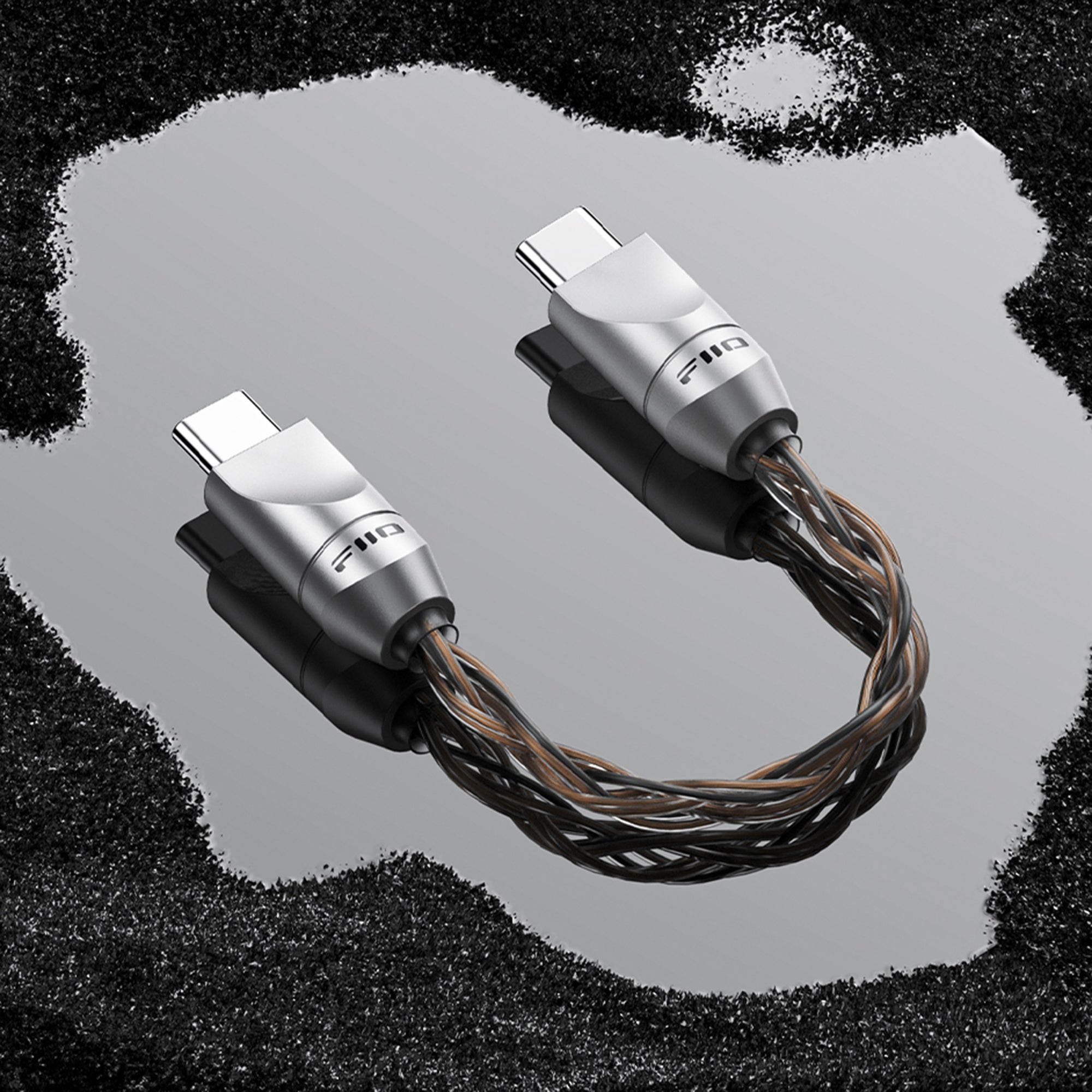 FiiO LINK USB C to USB C OTG Cable - High-Speed Digital Audio Transfer for Smartphones, DACs & Headphone Amps - Perfect for Music Streaming & Hi-Fi Listening