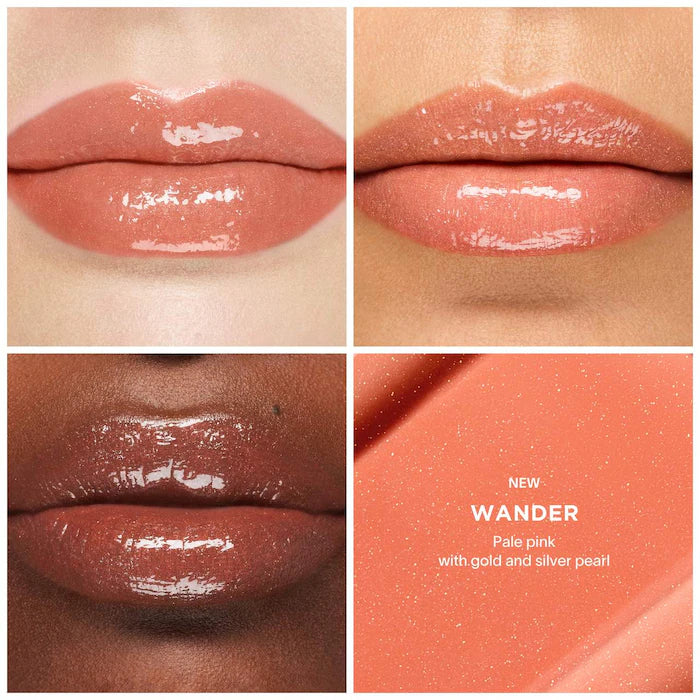Hourglass Phantom Volumizing Glossy Lip Balm - Hydrating Plumping Lip Gloss for Full Lips, Shine & Moisture | Perfect for Day & Night Wear, Special Occasions & Everyday Glam