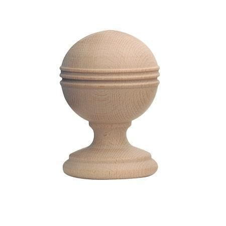 Forest Group Ringed Ball Finial - Elegant Decorative Finial for Fence, Gate, and Furniture - Perfect for Home, Garden, and Outdoor Decor