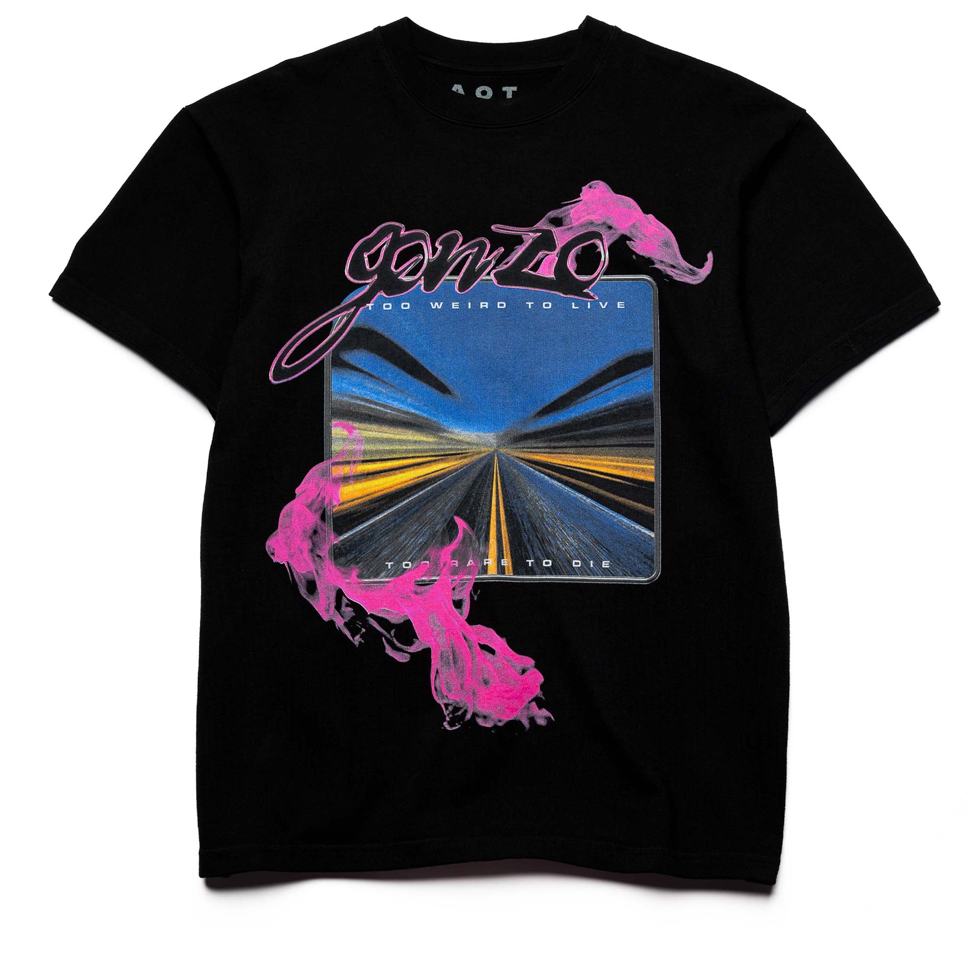 Always On Tour Gonzo Tee - Black | Vintage Graphic T-Shirt for Men & Women | Perfect for Concerts, Travel & Casual Wear