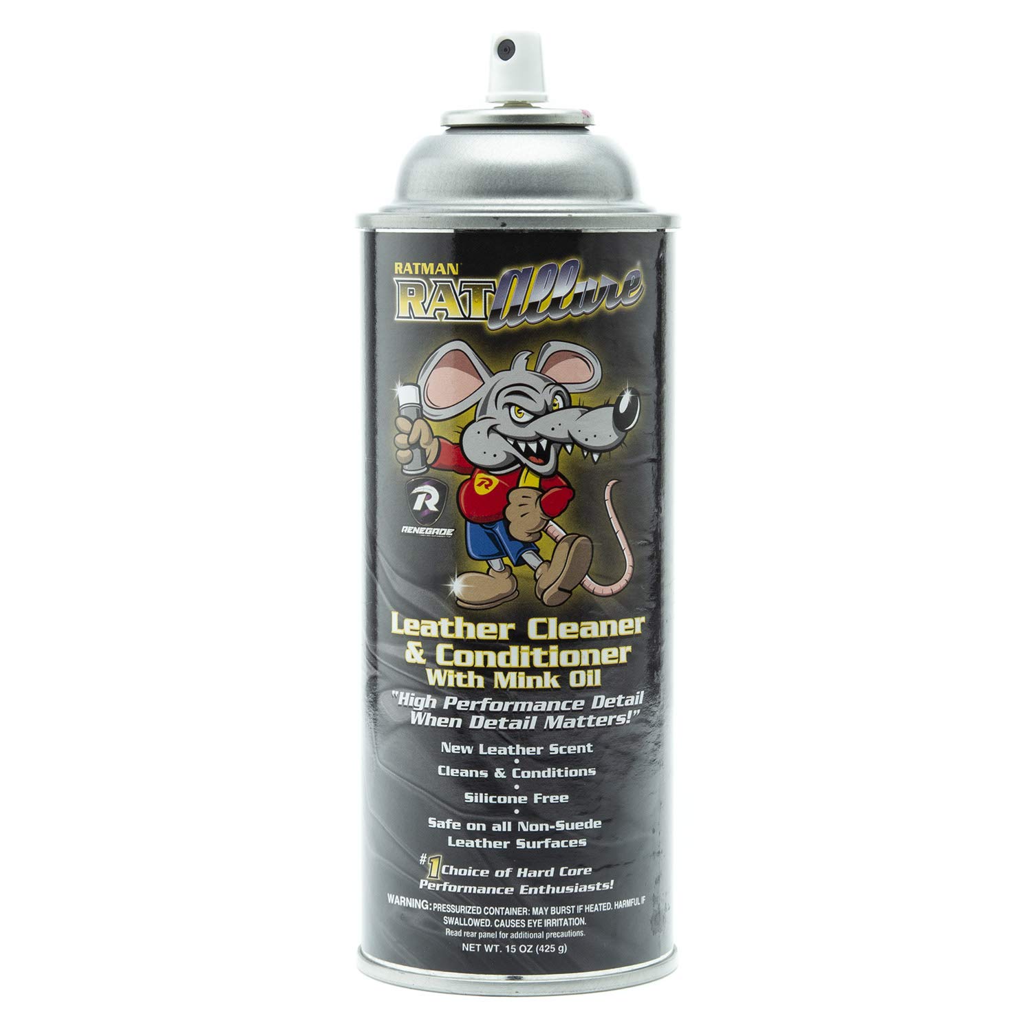 RATMAN Speed Allure Leather Cleaner & Conditioner - 15oz (12 Pack) - Deep Cleans & Restores Car Seats, Furniture, Handbags - Professional Leather Care for Auto Interiors, Sofas, Purses & More
