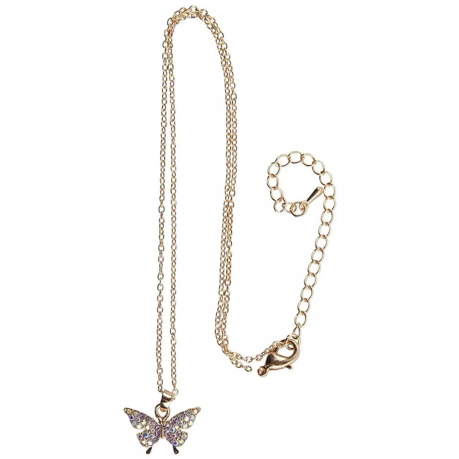 Butterfly Gem Necklace for Women - Elegant Butterfly Pendant Jewelry with Crystals, Perfect Gift for Birthday, Anniversary & Valentine's Day | Wear to Parties, Weddings & Special Occasions