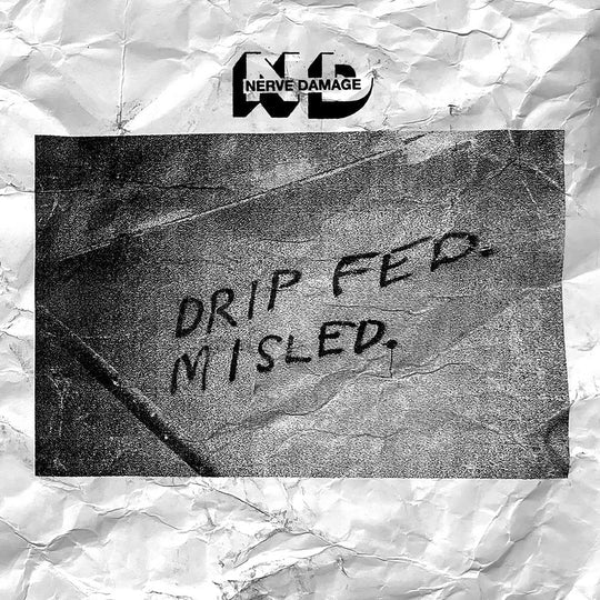 Nerve Damage - Drip Fed Misled Clear Vinyl EP | Alternative Rock Music Record | Perfect for Vinyl Collectors & Music Enthusiasts