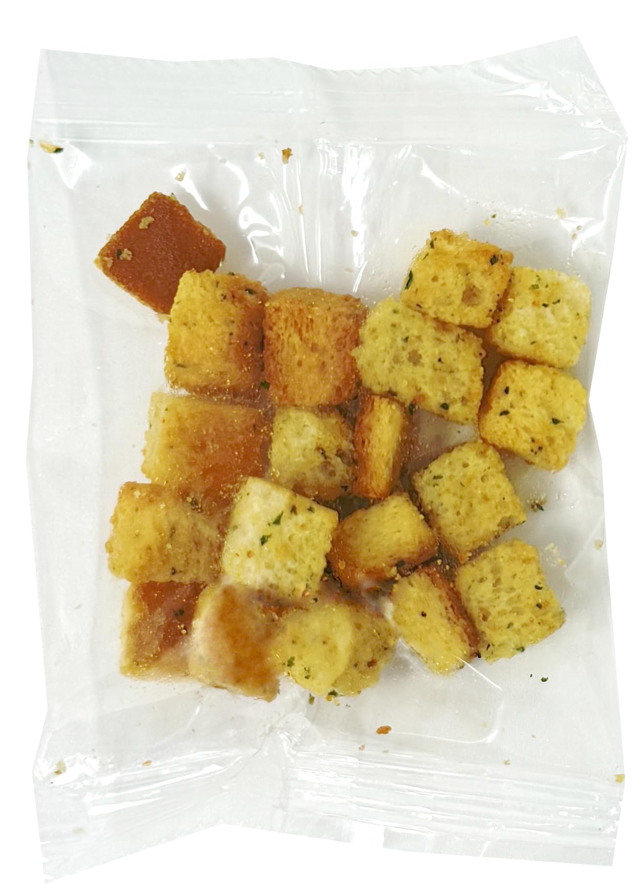 25-Pack Mini Seasoned Croutons - Perfect for Soups & Salads | Individual Portion Packs for Restaurants, Catering & Home Use