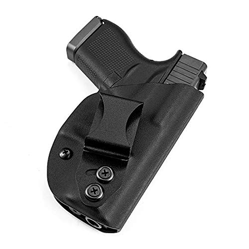 Vedder LightTuck IWB Kydex Concealed Carry Holster for Glock 19, 17, 26 - Comfortable & Adjustable Gun Holster for Everyday Carry (EDC) & Personal Protection