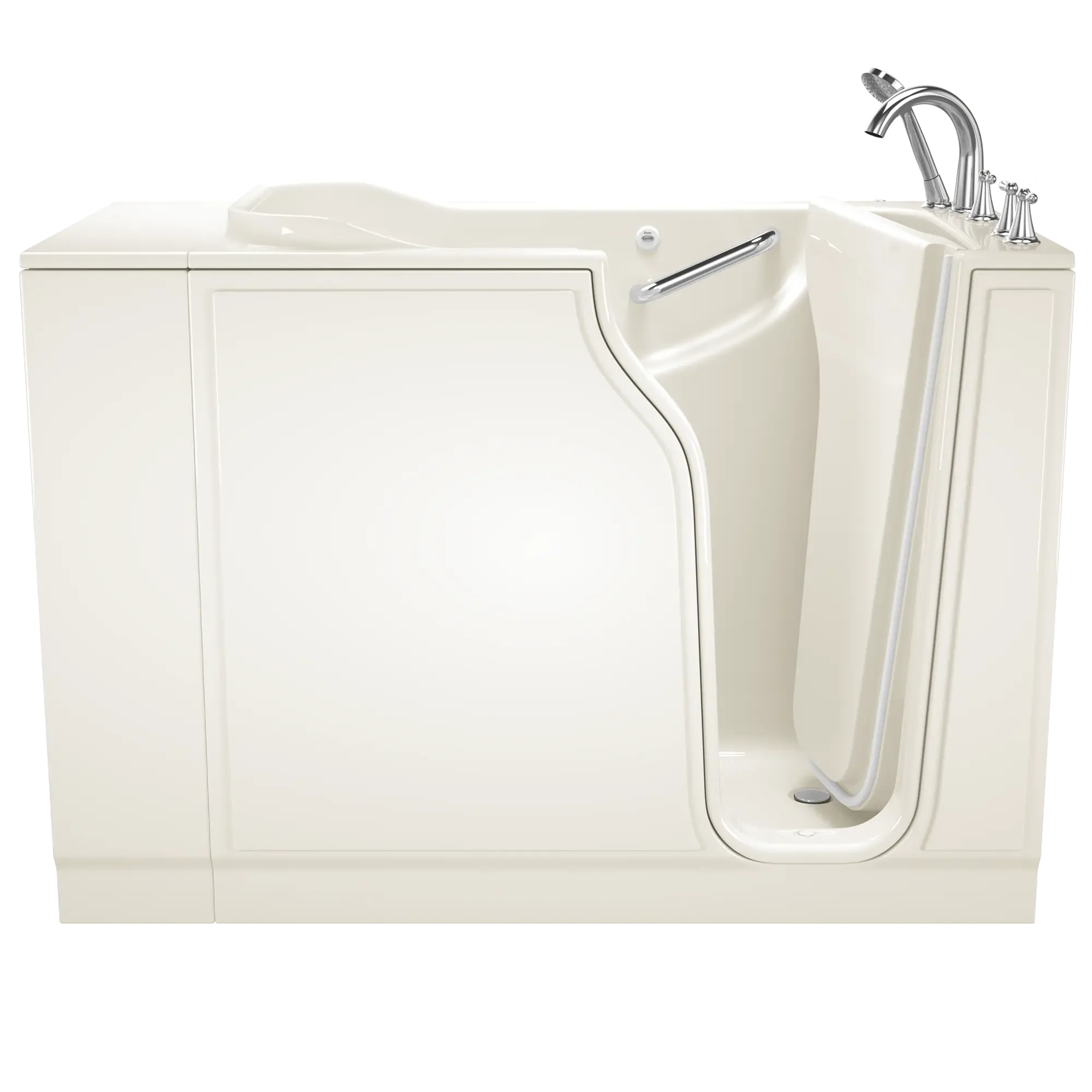 30x52 Inch Gelcoat Walk-In Bathtub with Air Spa System - Right Hand Door & Drain - Ideal for Elderly & Mobility Support - Perfect for Home Bathroom Safety & Relaxation