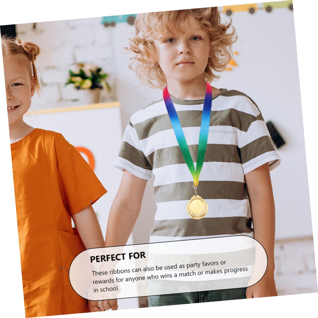 Lurrose Medal Lanyards 20pcs - Award Ribbons for Sports Events & Ceremonies