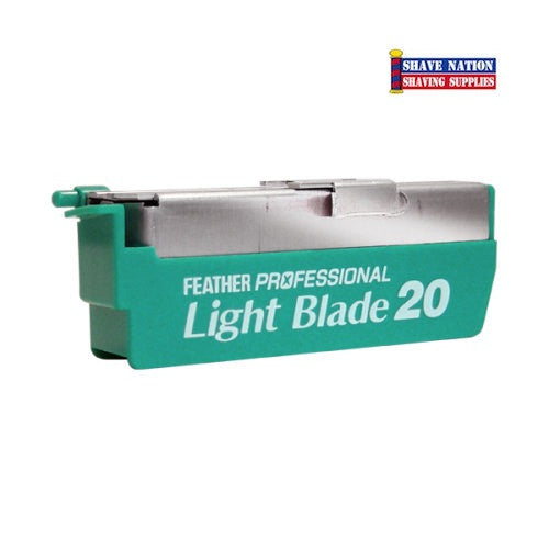 Feather Artist Club LIGHT Blades - Professional Razor Blades for Straight Razor Shaving - Perfect for Barbers & Home Grooming - Smooth & Precise Shaving Experience for Men's Facial Hair & Beard Trimming