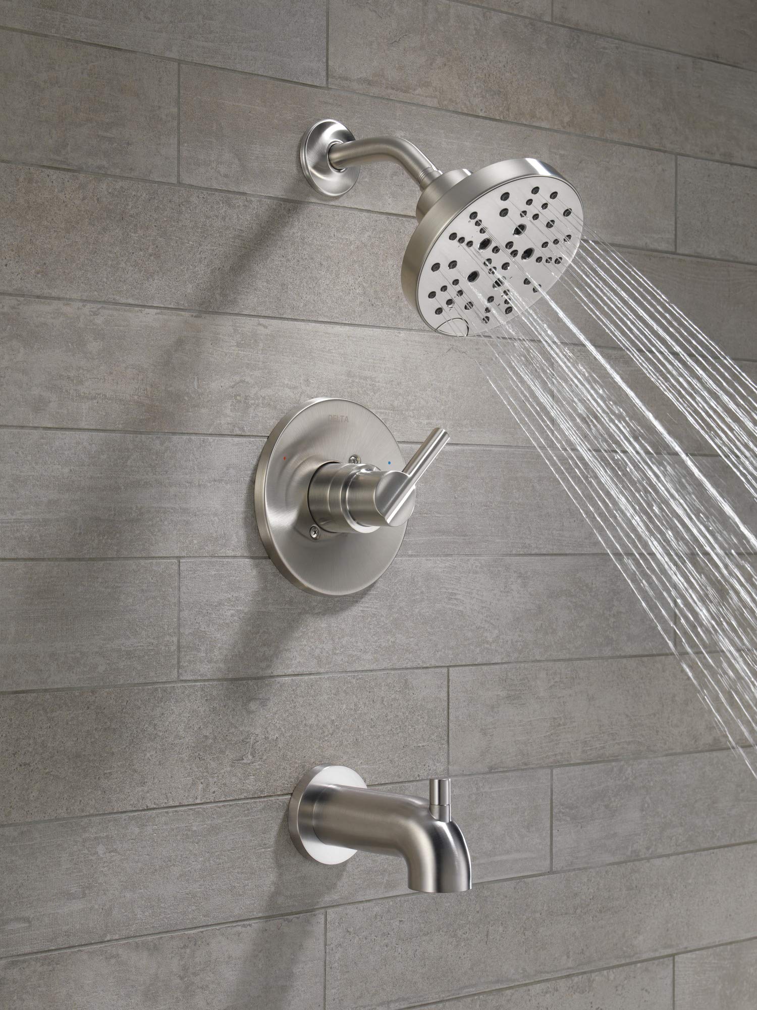 Monitor® 14 Series H2Okinetic® Tub and Shower Faucet - High Pressure Water Saving Showerhead for Bathroom & Spa Relaxation