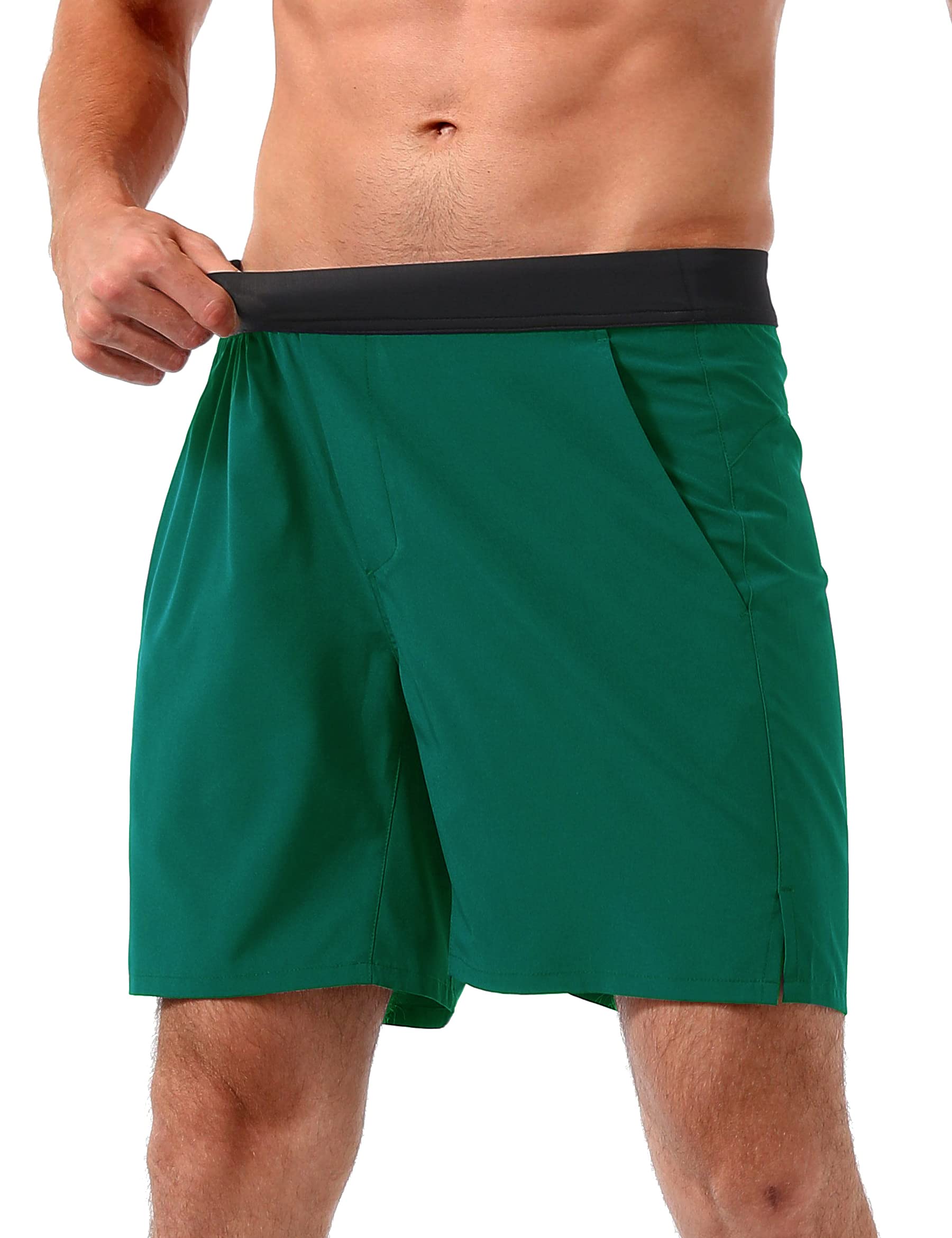 REYSHIONWA Men's 7 Inch Quick Dry Athletic Shorts - Lightweight Workout Running Gym Shorts with Pockets for Sports & Casual Wear - Perfect for Jogging, Training, and Outdoor Activities